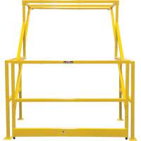 Barri&egrave;re de s&eacute;curit&eacute; pour mezzanine, 70" lo x 77" ha, 78" &eacute;lev&eacute;e, Jaune Equipment World