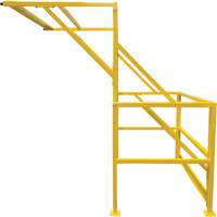 Barri&egrave;re de s&eacute;curit&eacute; pour mezzanine, 70" lo x 77" ha, 78" &eacute;lev&eacute;e, Jaune Equipment World