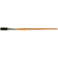 One Stroke Paint Brush, 3/8" Brush Width, Ox Hair, Wood Handle Equipment World