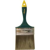 Premier Series Paint Brush, Polyester, Plastic Handle, 4" Width Equipment World