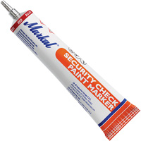 Security Check Paint Marker, 1.7 oz., Tube, Red Equipment World