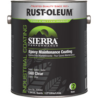 Sierra S60 Water-Based Epoxy Maintenance Coating Part 2 Base, Gallon, Clear Equipment World