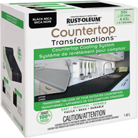 Countertop Transformations&reg; Mica Countertop Coating System, 1.42 L, Kit, Black Mica Equipment World