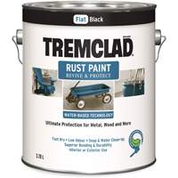 Tremclad&reg; Water-Based Rust Paint, 3.78 L, Gallon, Black Equipment World