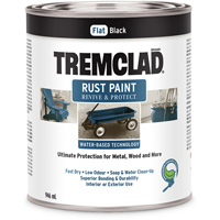 Tremclad&reg; Water-Based Rust Paint, 946 ml, Can, Black Equipment World