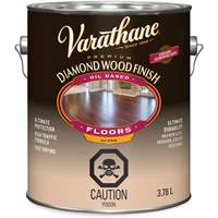 Varathane&reg; Diamond Wood Finish Floors Coating, 3.78 L, Clear, Gloss Equipment World