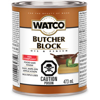 Watco&reg; Butcher Block Oil & Finish, 473 ml, Clear, Transparent Equipment World