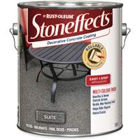Stoneffects Decorative Concrete Coating, 3.4 L, Solvent-Based, Textured, Grey Equipment World