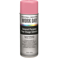 Industrial Work Day Paint, Pink, Gloss, 10 oz., Aerosol Can Equipment World
