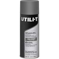 UTILI-T General Purpose Enamel Spray Paint, Grey Primer, 10 oz./283 g, Aerosol Can Equipment World