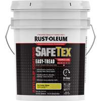 Rev&ecirc;tement d'acrylique SafeTex Easy-Tread, 4 gal., &agrave; l'eau, Plat/Textur&eacute;, Jaune Equipment World