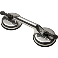 Manually Operated Hand Vacuum Cups - Double Handcup, 66 lbs. Capacity, 4-5/8", Lever, 13" Handle Length Equipment World