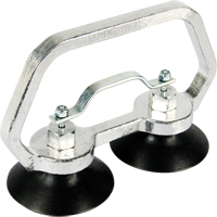 Vacuum Cups - Heavy-Duty Double Cup, 30 lbs. Capacity, 3", Pull-bar, 7" Handle Length Equipment World
