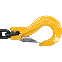 Chain Slings, 80 Chain, Double Legs, Oblong & Grab Hooks, 5/8" x 5' Equipment World