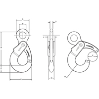 Alloy Steel Eye-Type Self-Locking Hooks Equipment World