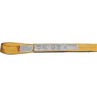 Nylon Slings, Single Ply, Double Eye, Type 3, 1" W x 3' L, 1600 lbs. Vertical Load Limit Equipment World