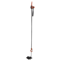 Mini Lever Hoist, 20' Lift, 1000 lbs. (0.5 tons) Capacity, Steel Chain Equipment World