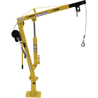 Winch Operated Truck Jib Crane, 500 lbs. (0.25 tons) Capacity, 102' Max. Clearance Equipment World