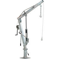 Winch Operated Truck Jib Crane, 500 lbs. (0.25 tons) Capacity, 99" Max. Clearance Equipment World