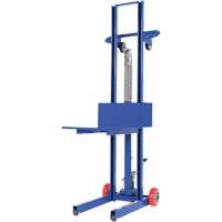 Hydraulic Platform Lift Stacker, Foot Pump Operated, 400 lbs. Capacity, 51-1/8" Max Lift Equipment World