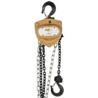 Heavy-Duty Gold Series Chain Hoist, 10' Lift, 1000 lbs. (0.5 tons) Capacity, Alloy Steel Chain Equipment World