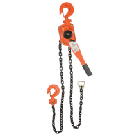 Lever Chain Hoist, 5' Lift, 6000 lbs. (3 tons) Capacity, Alloy Steel Chain Equipment World