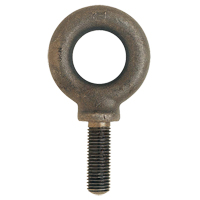 Eye Bolt, 71.50 mm Dia., 51 mm L, Uncoated Natural Finish, 4708 lbs. (2.354 tons) Capacity LU708 | Equipment World