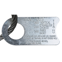 Wire Rope Lifting Sling - Eye & Eye Galvanized Equipment World