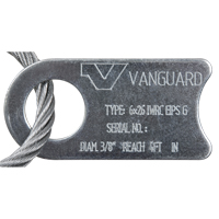 Wire Rope Lifting Sling - Eye & Eye Galvanized Equipment World