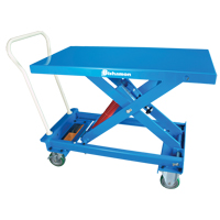 MobiLeveler&reg; Mobile Self-Levelling Scissor Lift Work Table, 27-3/5" L x 17-4/5" W, Steel, 220 lbs. Capacity Equipment World