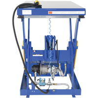 Table &eacute;l&eacute;vatrice &agrave; ciseaux hydraulique, Acier, 60" lo x 30" la, Cap. 3000 lb Equipment World