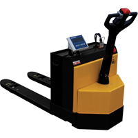 Transpalette &eacute;lectrique motoris&eacute; a/balance, Capacit&eacute; 4500 lb, 48" lo x 30,25" la Equipment World