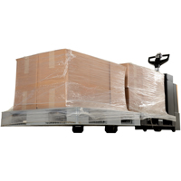 Transpalette &eacute;lectrique motoris&eacute; a/plateforme &agrave; conducteur debout, Capacit&eacute; 4500 lb, 96" lo x 30" la Equipment World