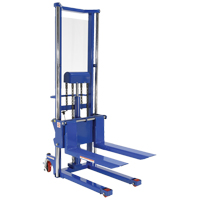 Hefti-Lift Load Stacker, Foot Pump Operated, 1500 lbs. Capacity, 63" Max Lift Equipment World