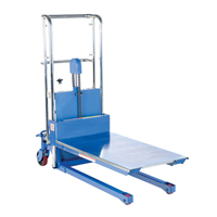 Hefti-Lift Load Stacker, Foot Pump Operated, 400 lbs. Capacity, 44" Max Lift Equipment World