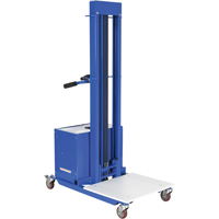 Quick Lift Stacker, Electric Operated, 400 lbs. Capacity, 57" Max Lift Equipment World