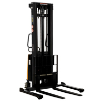 Fork Lift Stacker, Electric Operated, 2000 lbs. Capacity, 137" Max Lift Equipment World