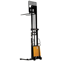 Fork Lift Stacker, Electric Operated, 2000 lbs. Capacity, 137" Max Lift Equipment World