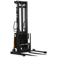 Fork Lift Stacker, Electric Operated, 2000 lbs. Capacity, 150" Max Lift Equipment World