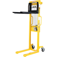 Manual Stacker, Hand Winch Operated, 770 lbs. Capacity, 60" Max Lift Equipment World