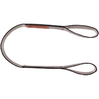 Polyester Web Sling, Double Ply, Double Eye, Type 3, 1" W x 4' L, 3100 lbs. Vertical Cap. Equipment World