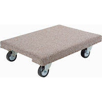 Wood Dollies - Medium-Duty, Polyolefin Wheels, 900 lbs. Capacity, 18" W x 24" D x 7" H Equipment World