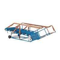 Escabeau roulant certifi&eacute; CSA avec marche verrouillable, 8 marches, Largeur de la marche 30", Hauteur de la plateforme 72", Acier Equipment World