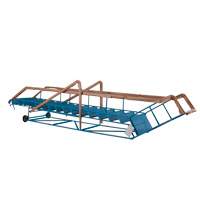 Escabeau roulant certifi&eacute; CSA avec marche verrouillable, 16 marches, Largeur de la marche 30", Hauteur de la plateforme 144", Acier Equipment World