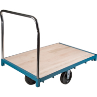 Heavy-Duty Platform Truck, 48" L x 24" W, 2500 lbs. Capacity, Nylon Casters Equipment World