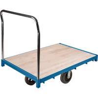Heavy-Duty Platform Truck, 48" L x 24" W, 2000 lbs. Capacity, Rubber Casters Equipment World