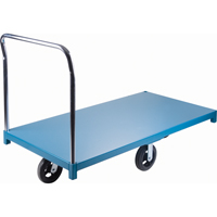 Heavy-Duty Platform Truck, 60" L x 30" W, 2000 lbs. Capacity, Rubber Casters Equipment World