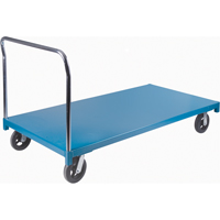 Heavy-Duty Platform Truck, 72" L x 36" W, 2000 lbs. Capacity, Rubber Casters Equipment World