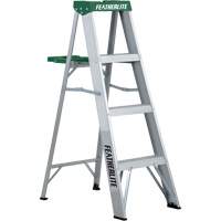 Commercial Duty Stepladders (2400 Series), 4', Aluminum, 225 lbs. Capacity, Type 2 Equipment World