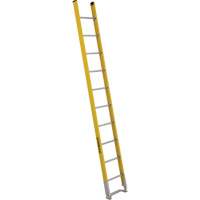 Single Section Straight Ladder - 6100 Series, 10', Fibreglass, 375 lbs., CSA Grade 1AA Equipment World